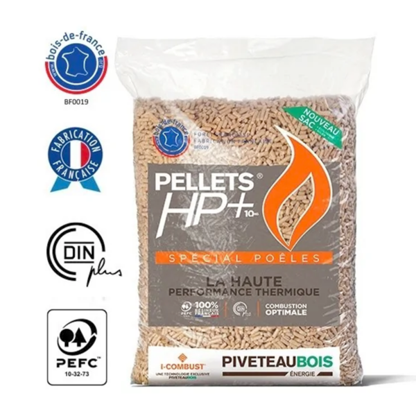 3 Paletten Pellets von PIVETEAU HP+