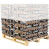 BIOMAC Rindenbriketts rund ohne Loch 1000kg