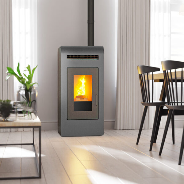 Kanalisierbarer Pelletofen CAYENNE – 14 kW