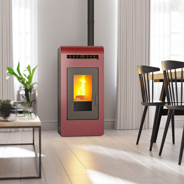 Kanalisierbarer Pelletofen CAYENNE – 14 kW