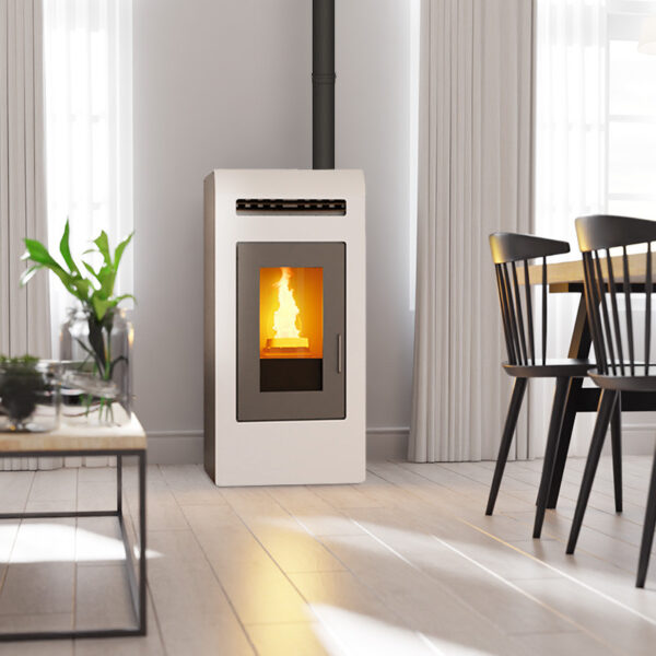 Kanalisierbarer Pelletofen CAYENNE – 14 kW