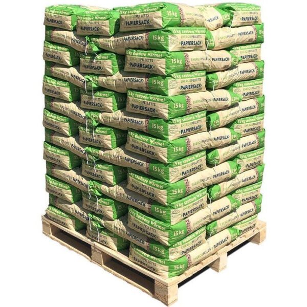 EPH Holzpellets im Papiersack, ENplusA1, 65 x 15kg Palette EPH Holzpellets im Papiersack, ENplusA1, 65 x 15kg Palette