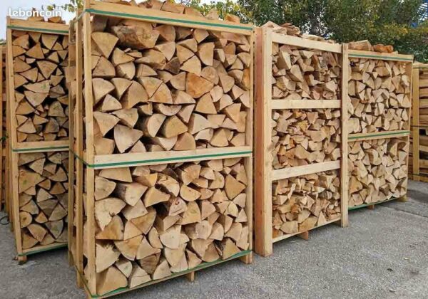 Premium Brennholz 50 cm – verpackt auf Palette mit 2 m³ / 2,5 Raummetern