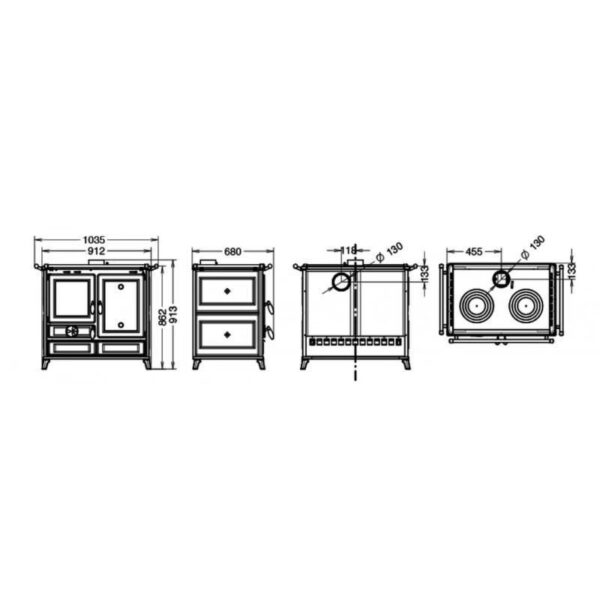 THERMOROSSI Margherita Evo – 12,1 kW