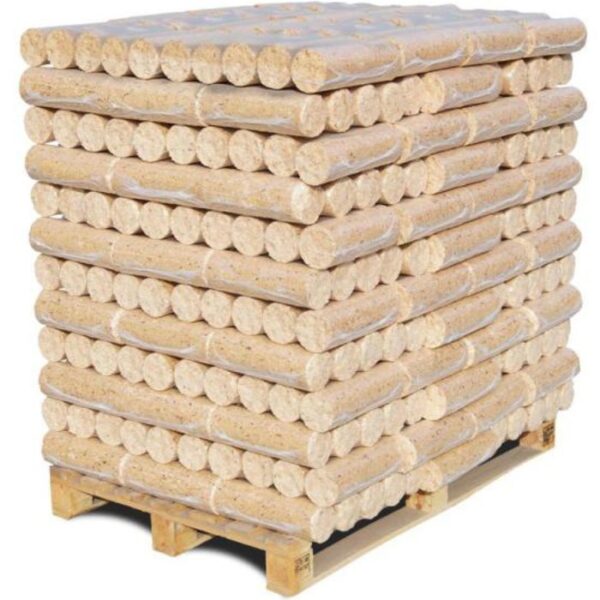 NESTRO Nadelholzbriketts rund ohne Loch 960kg NESTRO Nadelholzbriketts rund ohne Loch 960kg