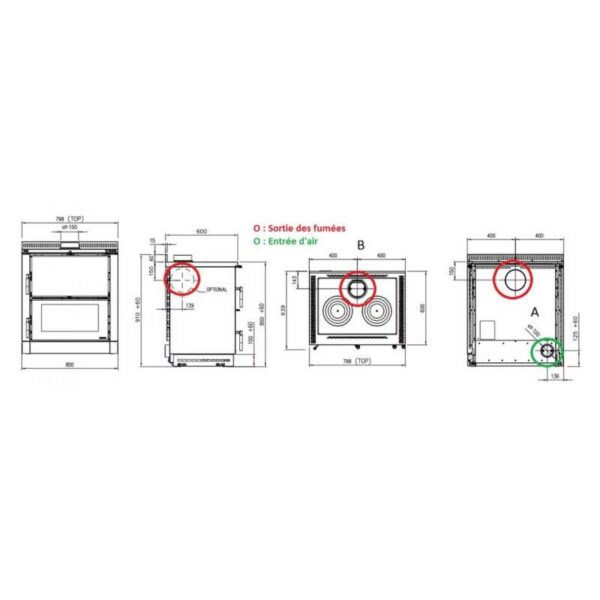 LA NORDICA Verona XXL Majolika – 7 kW